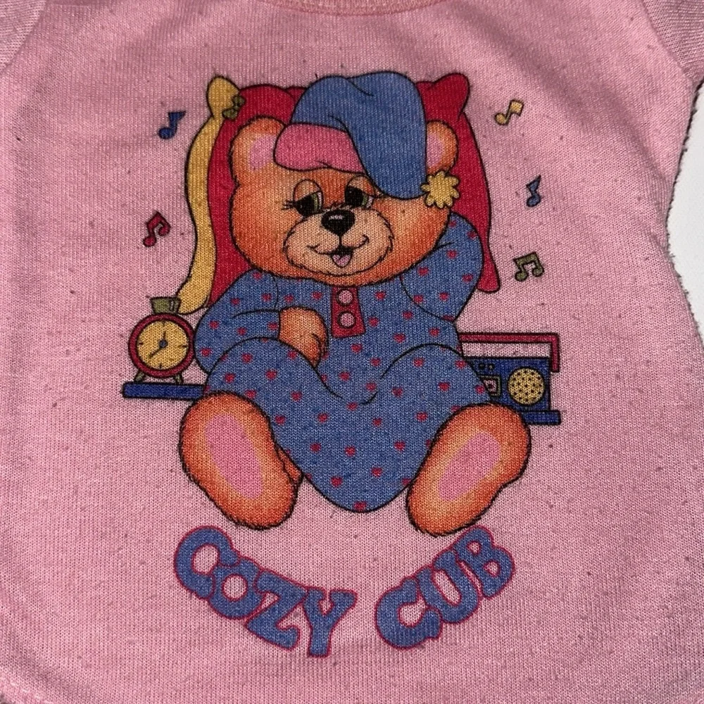 1980s VINTAGE DOLL TEDDY BEAR SHIRT